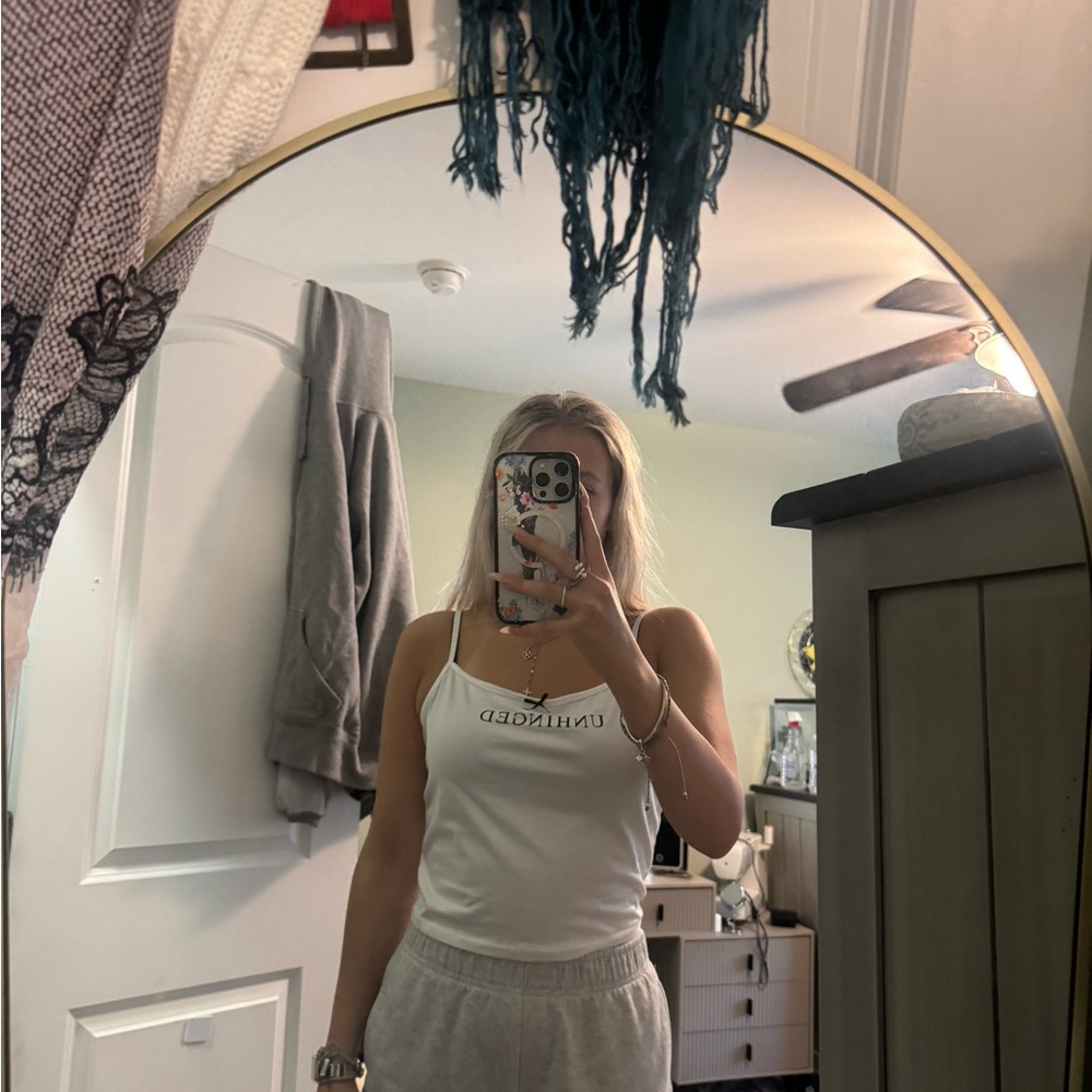 White Spaghetti Strap Top